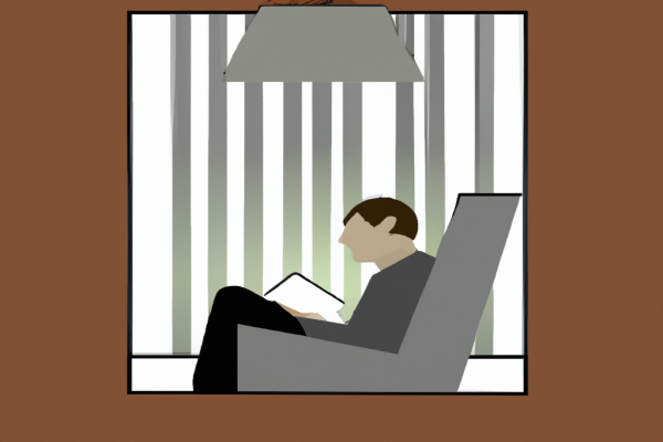 An illustration of a reader enjoying Emotional Intelligence by Daniel Goleman in a cosy interior