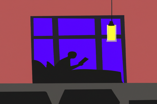 An illustration of a reader enjoying Living Within Limits by Garrett Hardin in a cosy interior