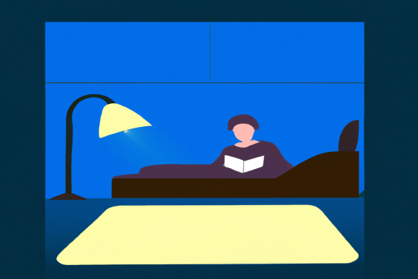 An illustration of a reader enjoying University of Berkshire Hathaway by Daniel Pecaut in a cosy interior