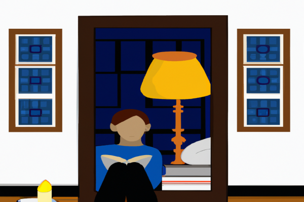 An illustration of a reader enjoying A Fine Balance by Rohinton Mistry in a cosy interior