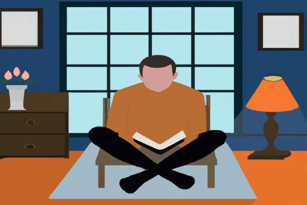 An illustration of a reader enjoying The Unfair Advantage by Ash Ali in a cosy interior